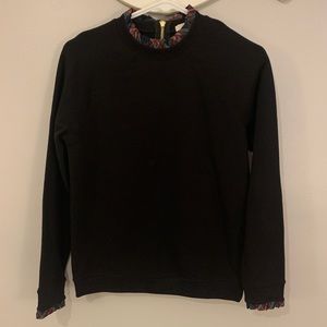 Black JCrew crewneck